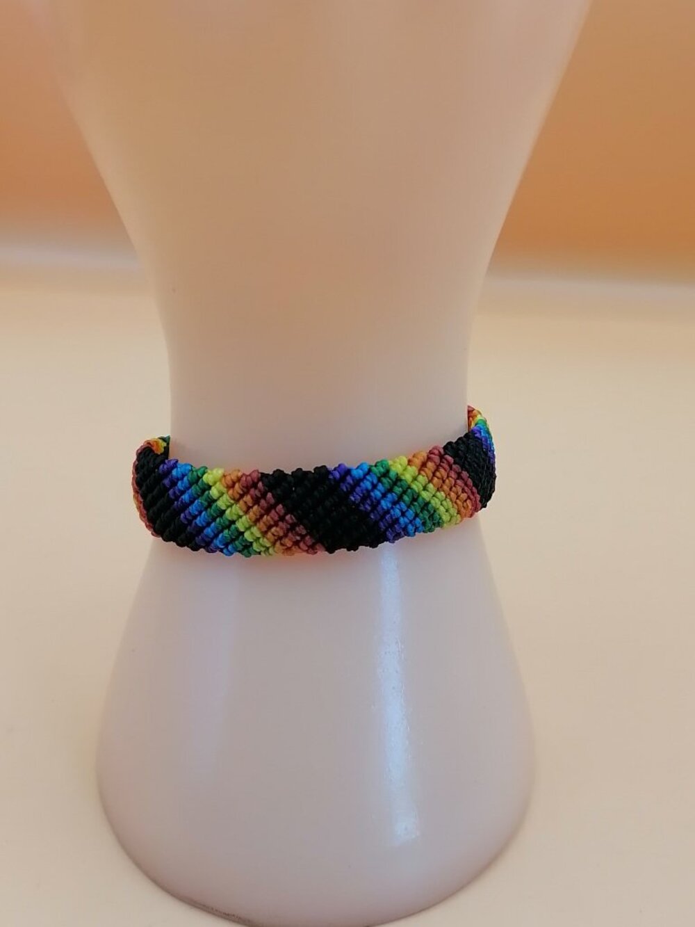 Rainbow Bracelet LGBT Pride Macrame Handwoven Pride Festivals